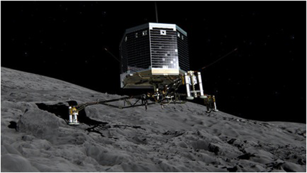 ESA Lander touches the comet