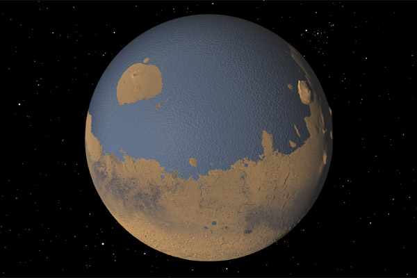 NASA says that mars had an ocean
