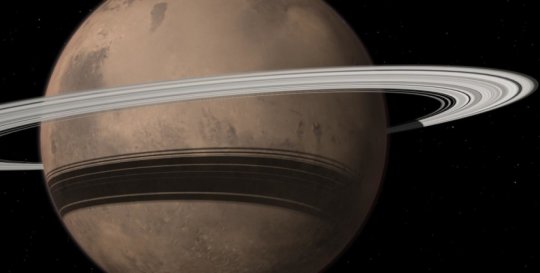 Martian moon could disintreagate to become a ring