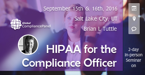 HIPAA Seminar for the Compliance Officer in Salt Lake City
