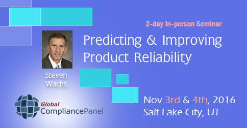 Conference on Product Reliability 2016 Seminar in Salt Lake City