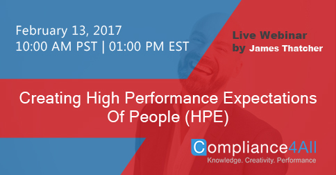 Creating High Performance Expectations Of People (HPE)