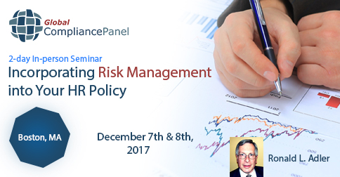 Incorporating Risk Management into Your HR Policy 2017