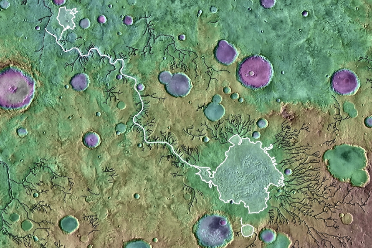 Mars’ Surface Shaped by Fast and Furious Floods from Overflowing Craters