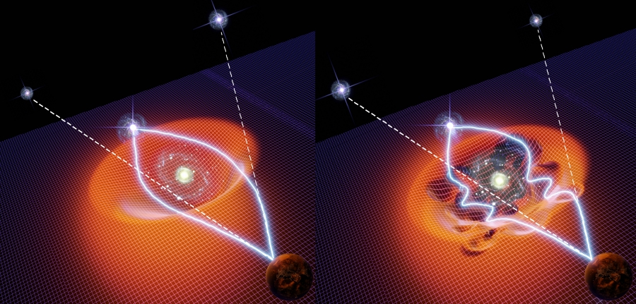 HKU Astrophysicists Reveal the Nature of Dark Matter through the Study of Crinkles in Spacetime