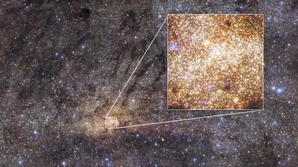 Astronomers determine the age of three mysterious baby stars at the heart of the Milky Way