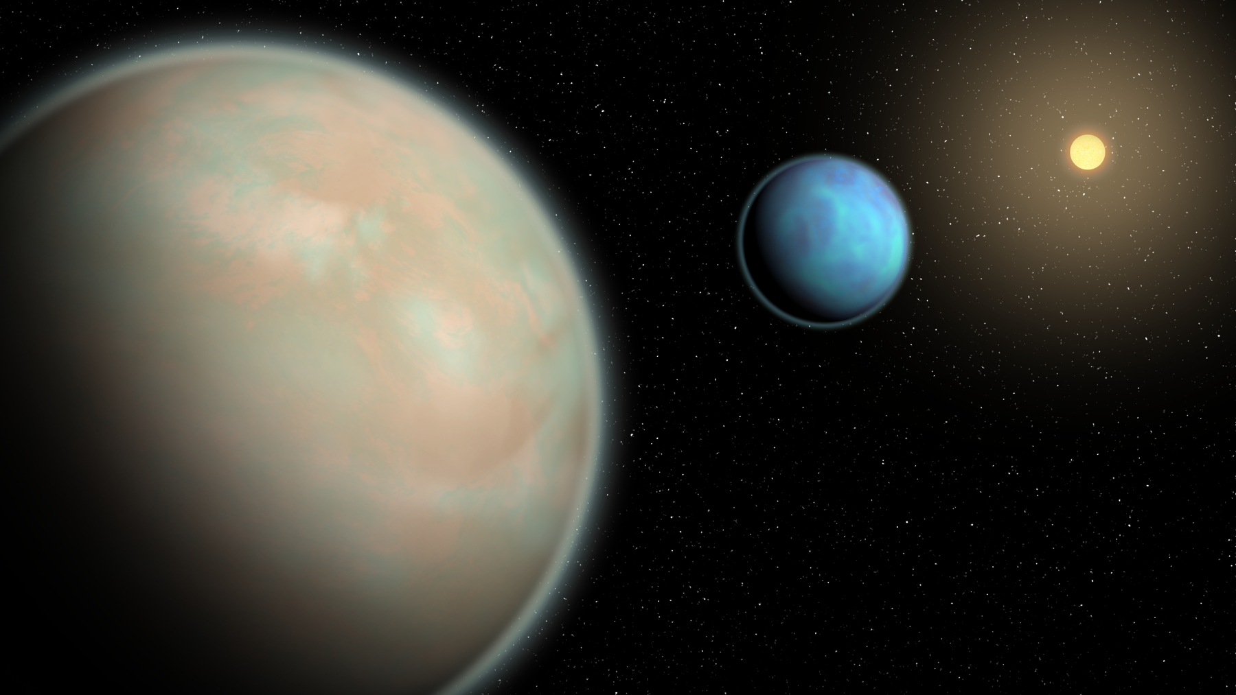 ALIEN HAZE, COOKED IN A LAB, CLEARS VIEW TO DISTANT WATER WORLDS