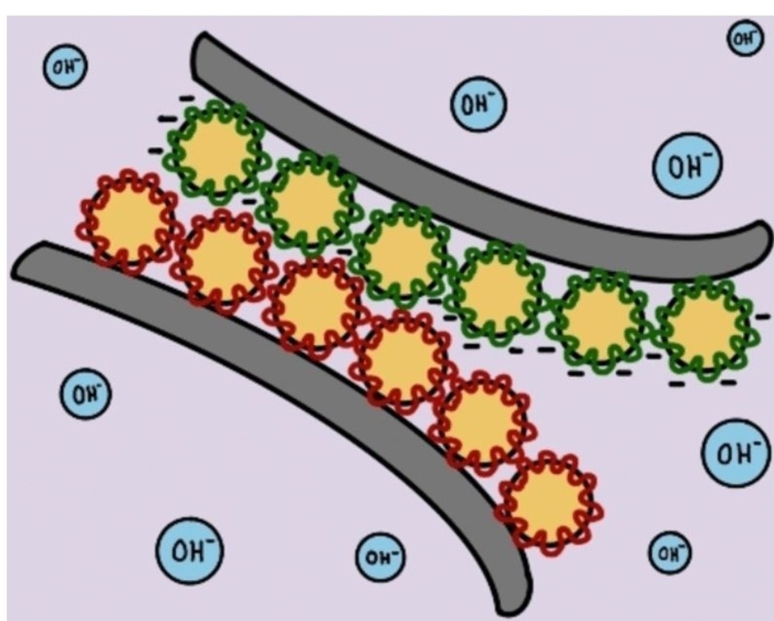 Recycling of Water-Based Adhesive Achieved by Changing pH