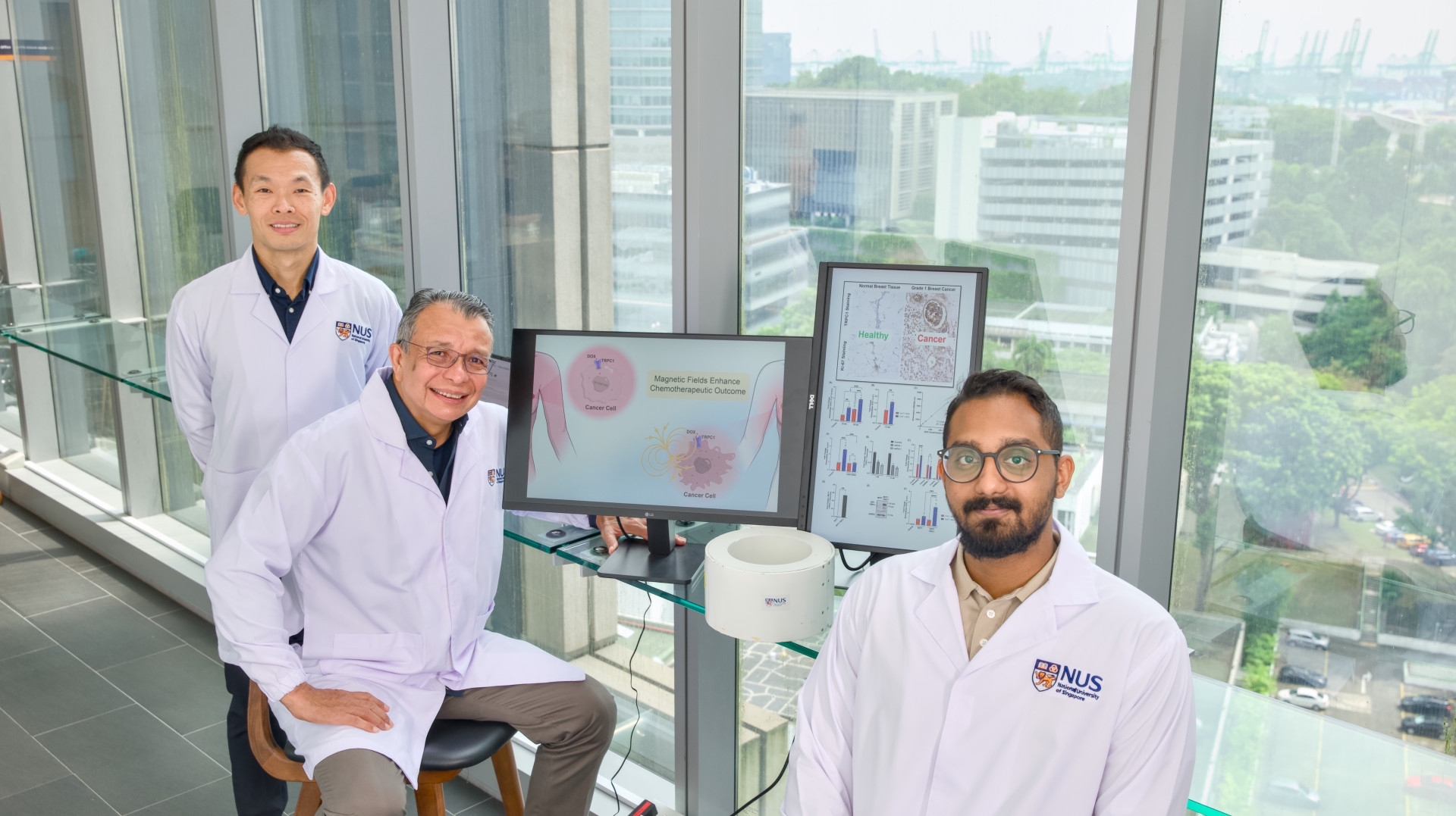 NUS researchers boost chemotherapy uptake in breast cancer treatment with localised magnetic fields