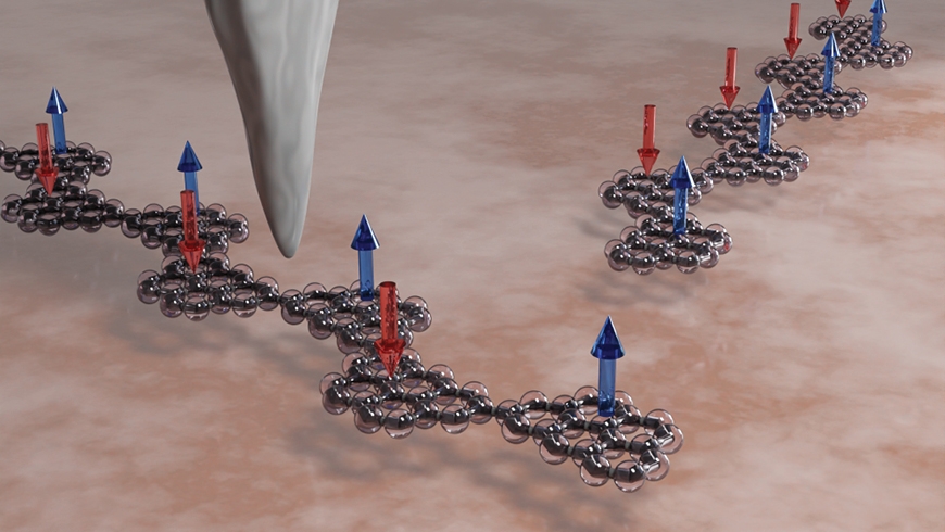 Quantum spin model made from nanographene molecules